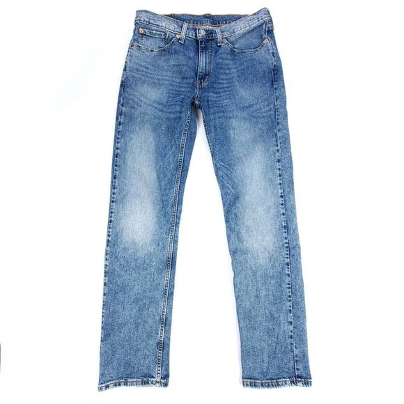 LEVIS 514 Classic Straight‎ Fit Mens Jeans Medium Wash Denim Mens 32x32 Western - Picture 1 of 9
